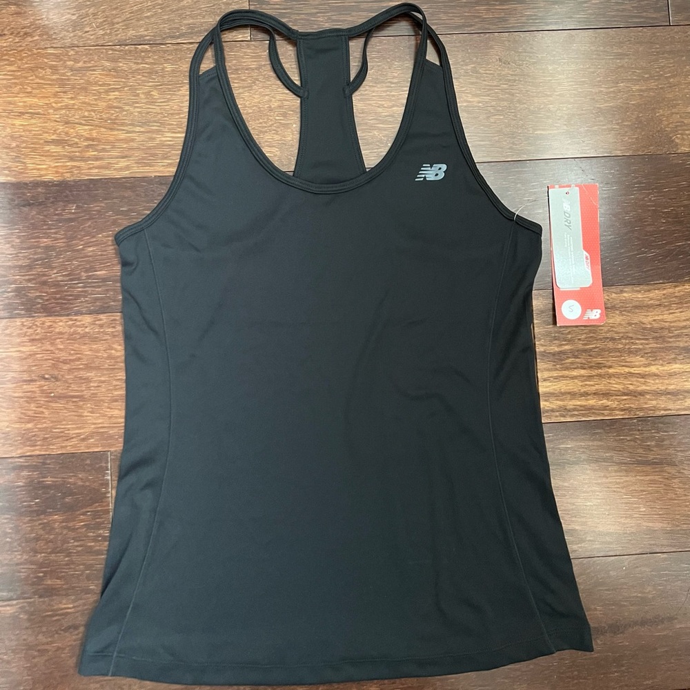 New balance dry tank top size small black